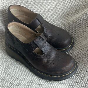 DOC MARTENS vintage Mary Jane’s women’s 8 brown leather